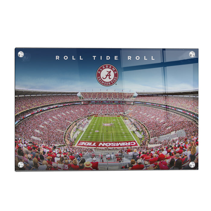 Alabama Crimson Tide - Roll Tide Roll - College Wall Art #Acrylic