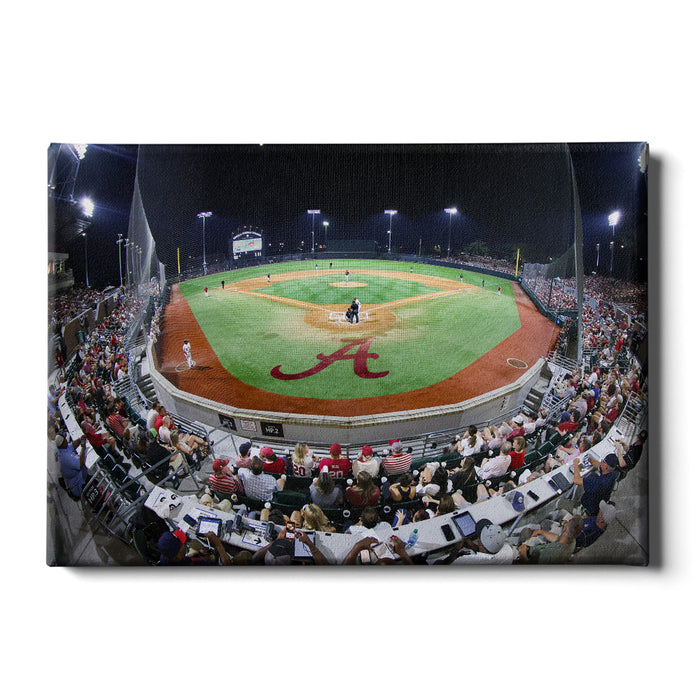 Alabama Crimson Tide - Sewell-Thomas Stadium Fisheye View - College Wall Art #Canvas
