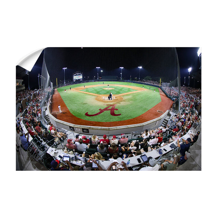 Alabama Crimson Tide - Sewell-Thomas Stadium Fisheye View - College Wall Art #Wall Decal