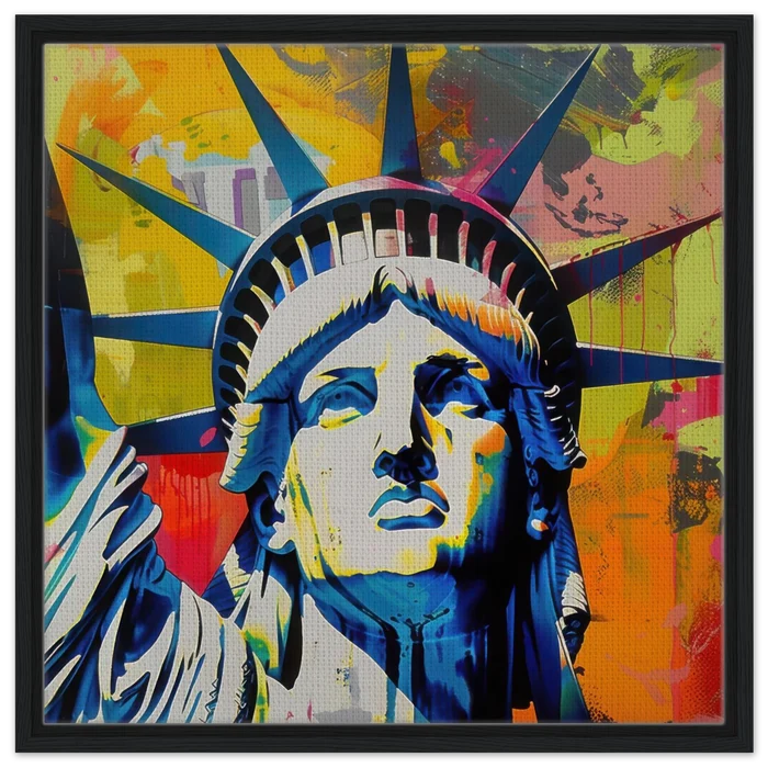 American pop art abstract art style - Shop Ai Art WebShop - Digital Art online Store