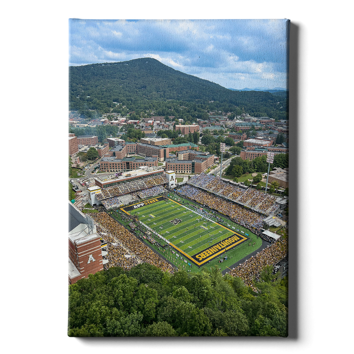 Appalachian State Mountaineers - Kidd Brewer Stadium Aerial #Canvas