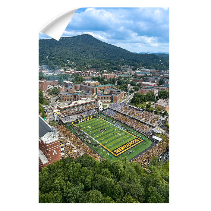 Appalachian State Mountaineers - Kidd Brewer Stadium Aerial #Wall Decal