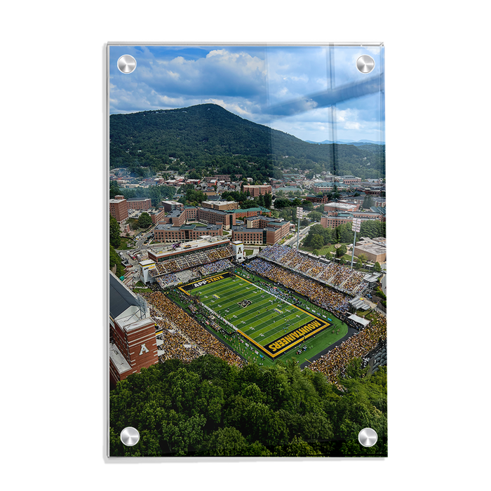 Appalachian State Mountaineers - Kidd Brewer Stadium Aerial #Acrylic