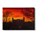 Arkansas Razorbacks - Main Stor Old Main Stormy Sunset - College Wall Art #Canvas
