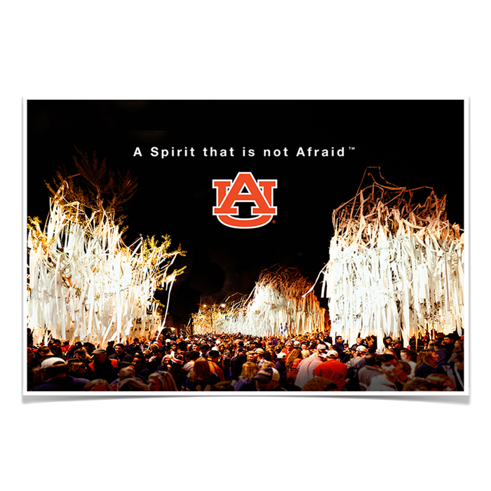 Auburn Tigers - A Spirit That Is Not Afraid - College Wall Art#Poster