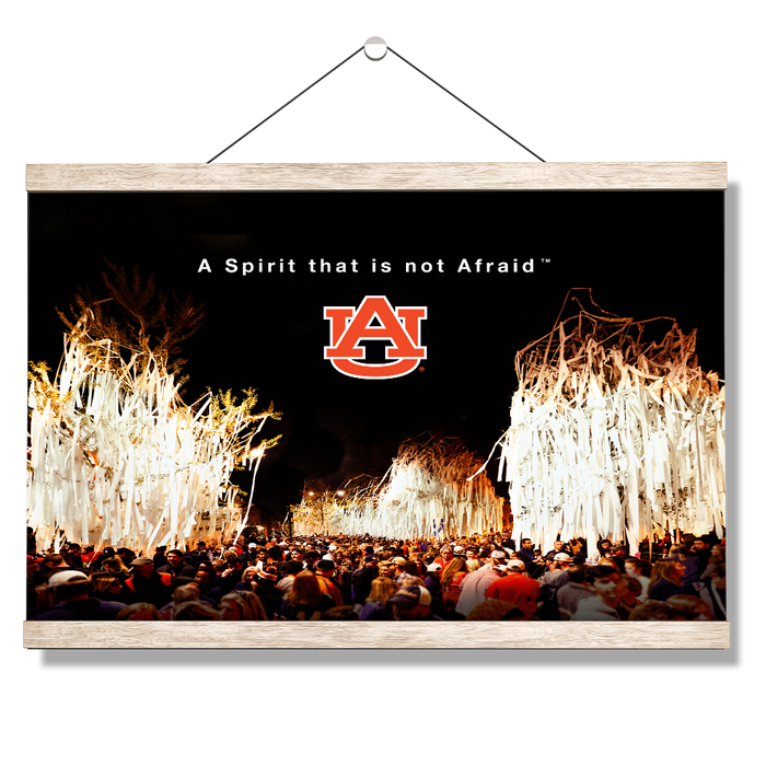 Auburn Tigers - A Spirit That Is Not Afraid - College Wall Art#Hanging Canvas
