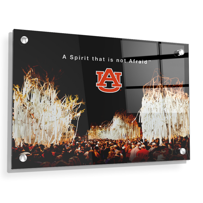 Auburn Tigers - A Spirit That Is Not Afraid - College Wall Art#Acrylic