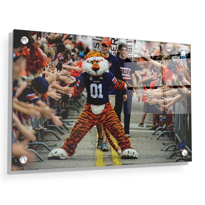 Auburn Tigers - Aubie at the Tiger Walk - College Wall Art #Acrylic