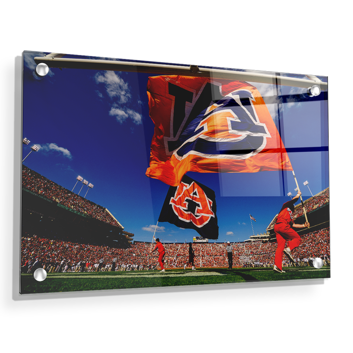 Auburn Tigers - Cheer Flags - College Wall Art#Acrylic