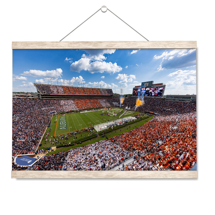 Auburn Tigers - Enter Auburn - College Wall Art #Hanging Canvas