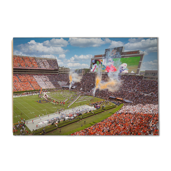 Auburn Tigers - Grand Entrance - College Wall Art #Wood