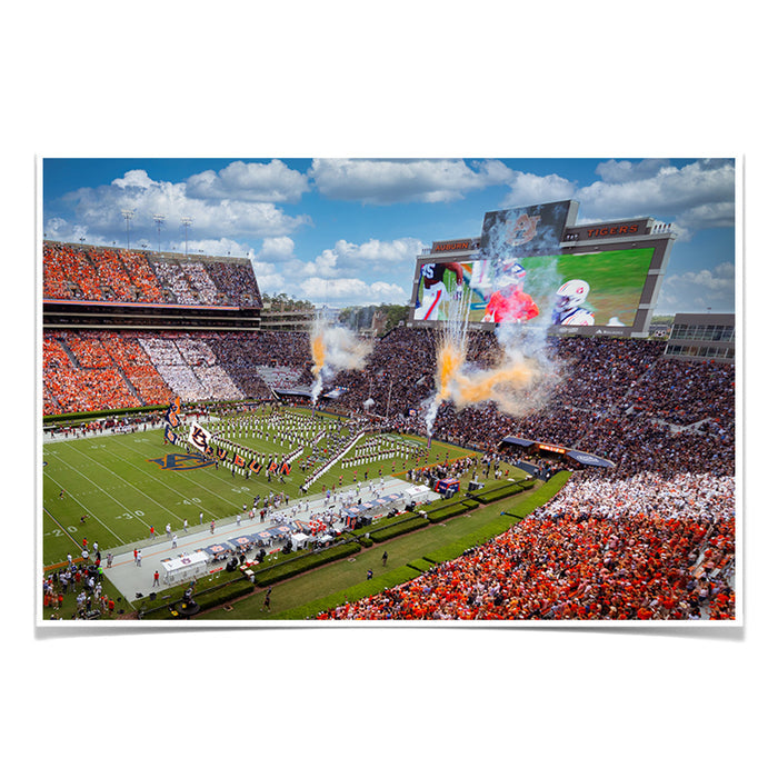 Auburn Tigers - Grand Entrance - College Wall Art #Poster