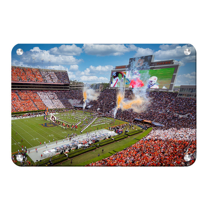 Auburn Tigers - Grand Entrance - College Wall Art #Metal