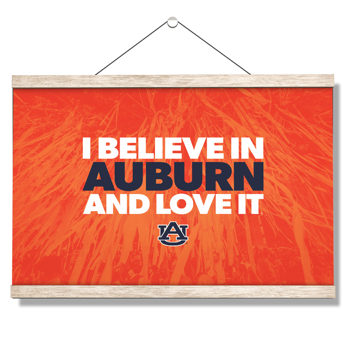 Auburn Tigers - I Believe in Auburn - College Wall Art#Hanging Canvas