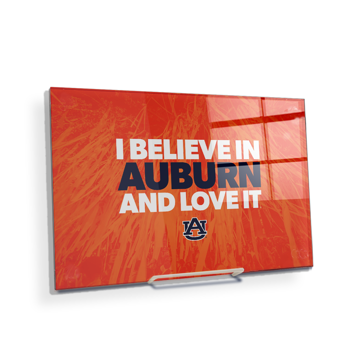 Auburn Tigers - I Believe in Auburn - College Wall Art#Acrylic Mini