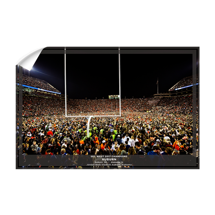 Auburn Tigers - Iron Bowl Champs 2017 - College Wall Art#Wall Decal