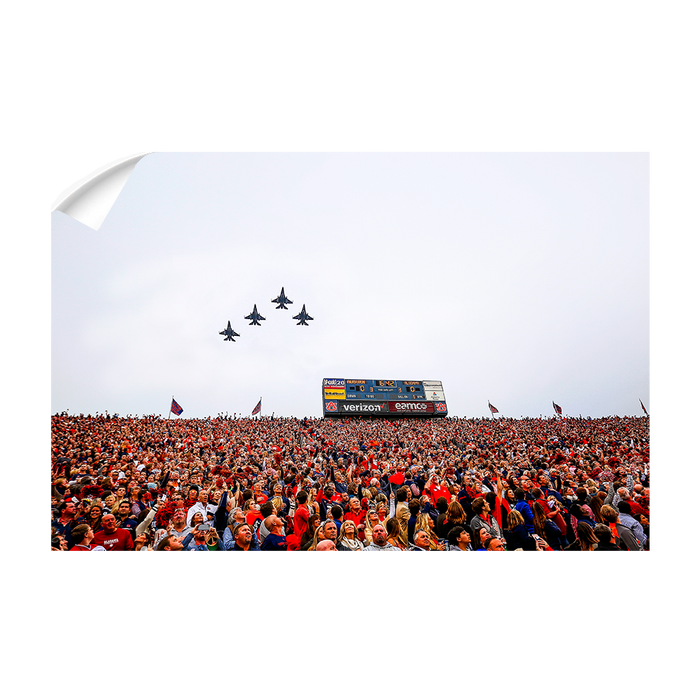 Auburn Tigers - Iron Bowl Fly Over - College Wall Art#Wall Decal