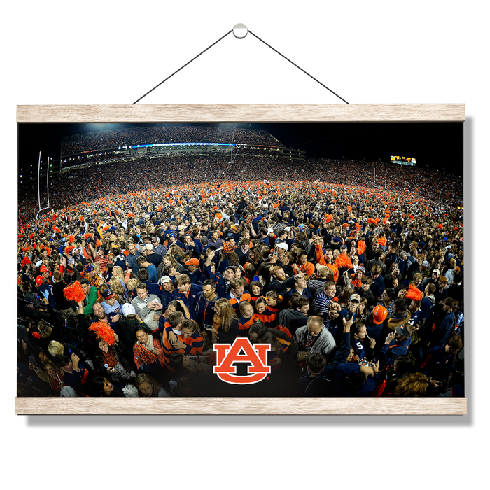 Auburn Tigers - Iron Bowl Storm the Field - College Wall Art#Hanging Canvas