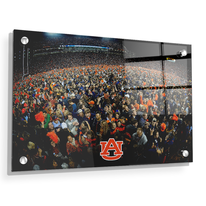 Auburn Tigers - Iron Bowl Storm the Field - College Wall Art#Acrylic