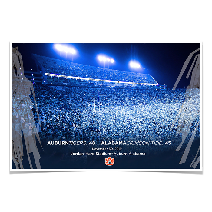 Auburn Tigers - Iron Bowl Win - College Wall Art#Poster
