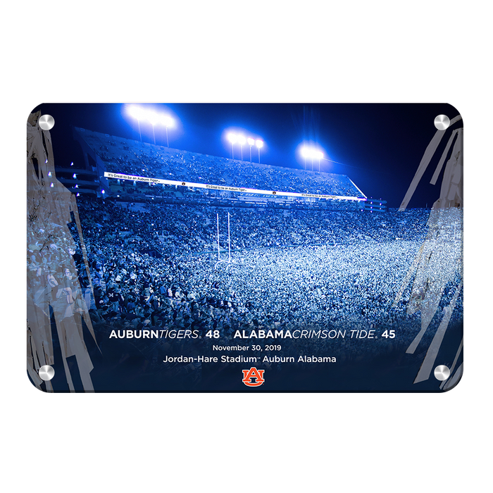 Auburn Tigers - Iron Bowl Win - College Wall Art#Metal