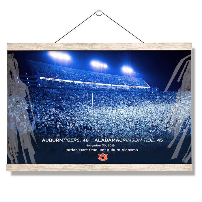 Auburn Tigers - Iron Bowl Win - College Wall Art#Hanging Canvas