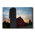 Auburn Tigers - Lowder Barn Sunset - College Wall Art #Canvas