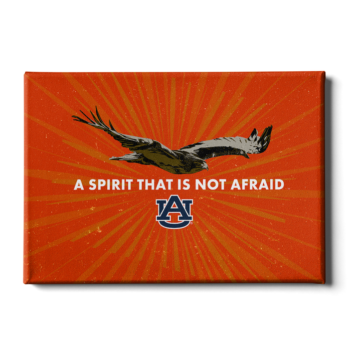 Auburn Tigers - Retro A Spirit that is not afraid - College Wall Art #Canvas
