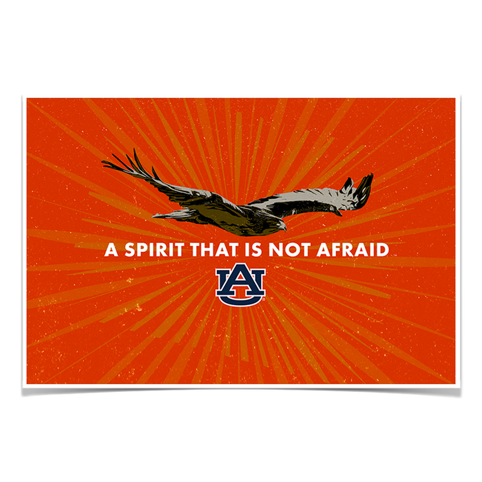 Auburn Tigers - Retro A Spirit that is not afraid - College Wall Art #Poster