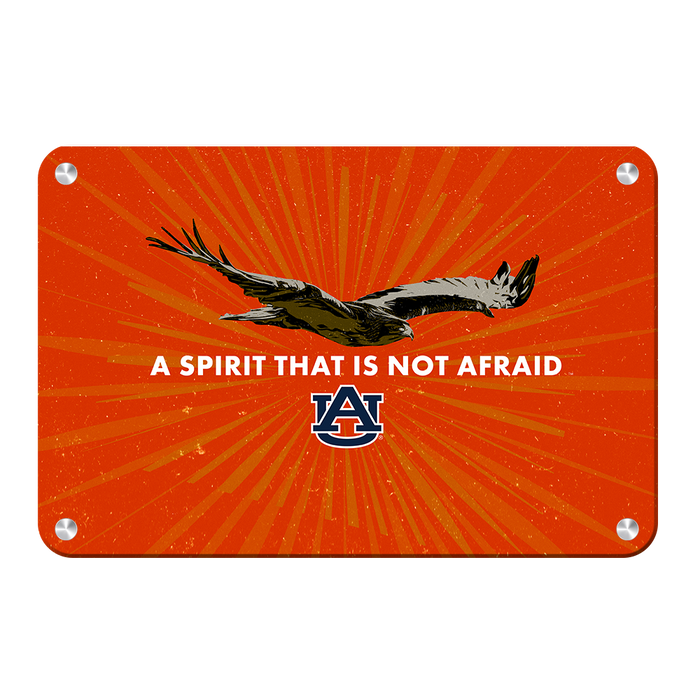 Auburn Tigers - Retro A Spirit that is not afraid - College Wall Art #Metal