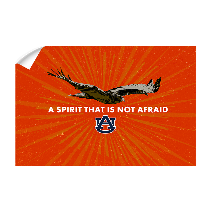 Auburn Tigers - Retro A Spirit that is not afraid - College Wall Art #Wall Decal