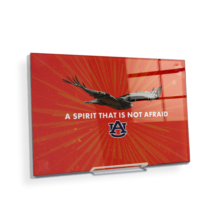 Auburn Tigers - Retro A Spirit that is not afraid - College Wall Art #Acrylic Mini