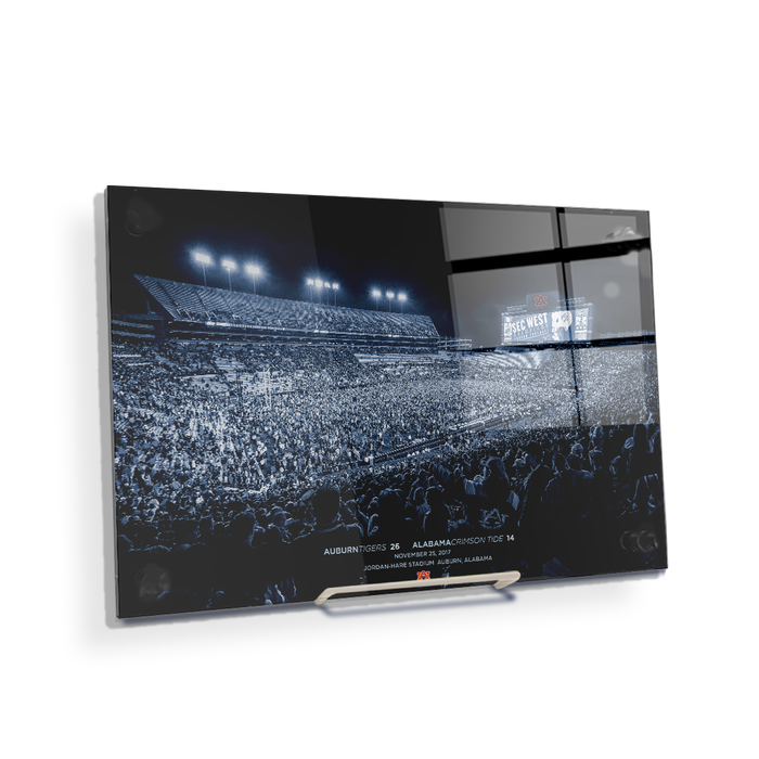 Auburn Tigers - SEC West Champions Monotone - College Wall Art#Acrylic Mini