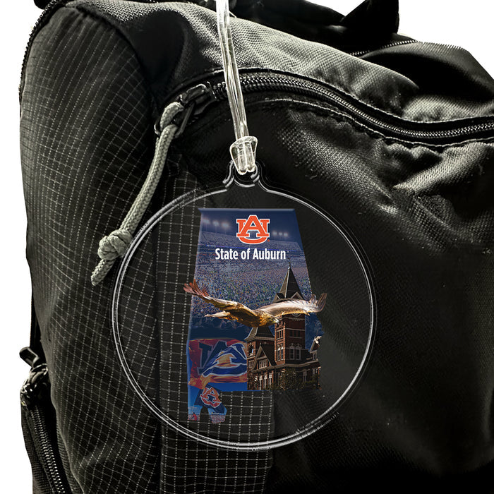 Auburn Tigers - State of Auburn Ornament & Bag Tag