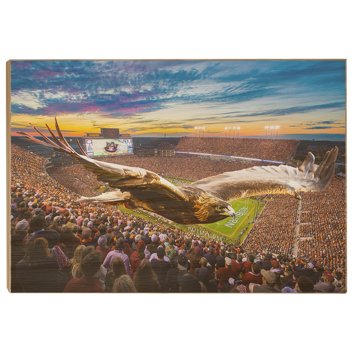 Auburn Tigers - The War Eagle Flight- College Wall Art#Wood