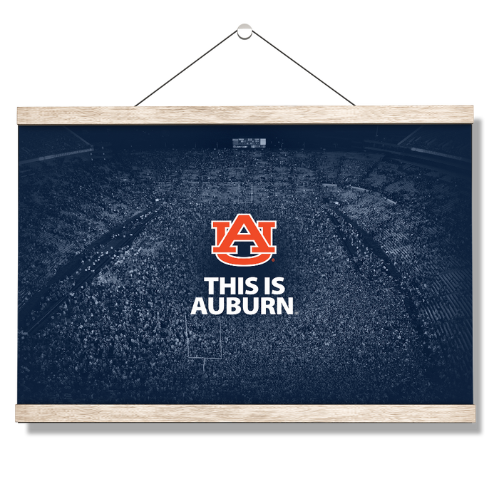 Auburn Tigers - This is Auburn Iron Bowl - College Wall Art#Hanging Canvas