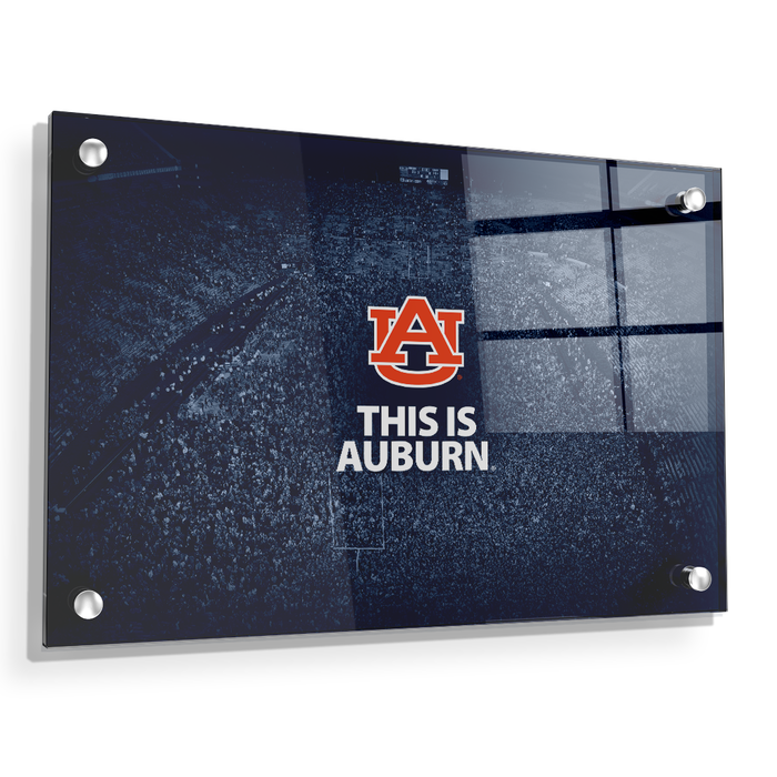 Auburn Tigers - This is Auburn Iron Bowl - College Wall Art#Acrylic