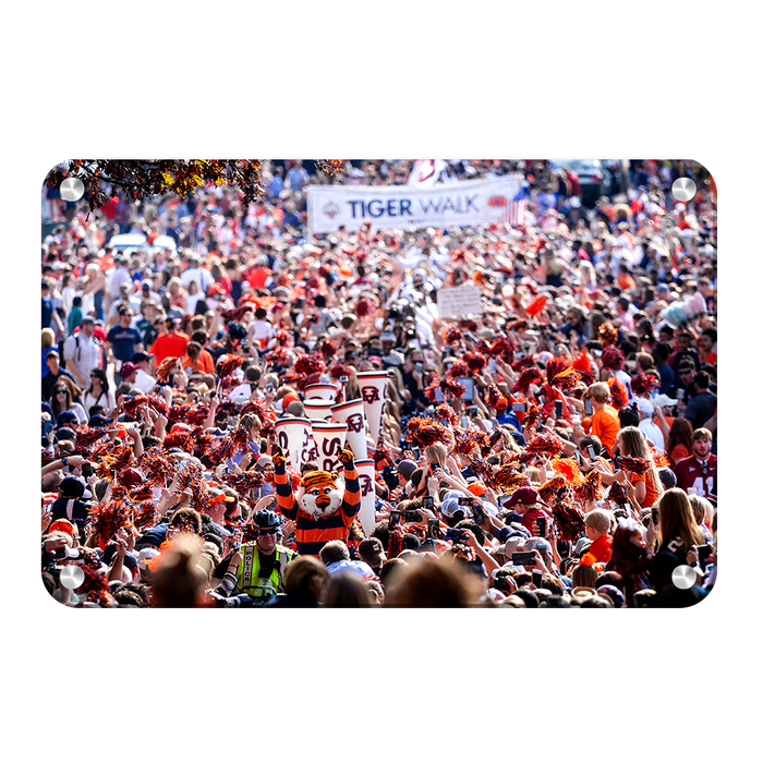 Auburn Tigers - Tiger Walk - College Wall Art#Metal