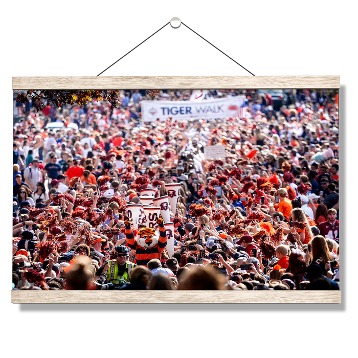 Auburn Tigers - Tiger Walk - College Wall Art#Hanging Canvas
