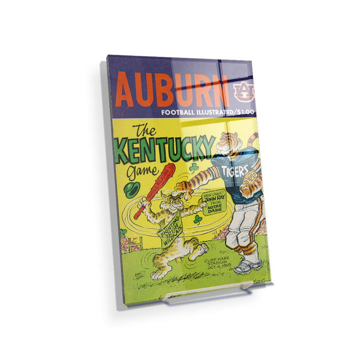 Auburn Tigers - Vintage The Kentucky Game 10.4.64 - College Wall Art #Acrylic Mini