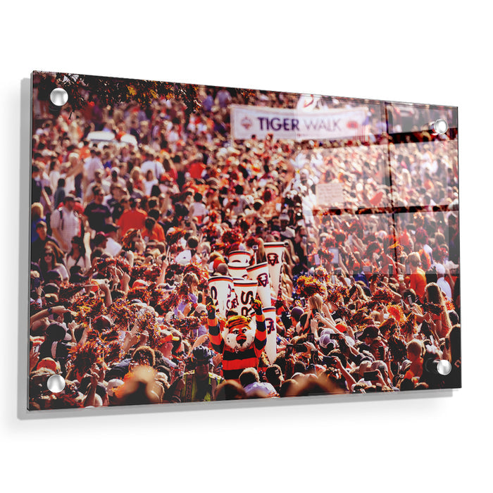 Auburn Tigers - Vintage Tiger Walk V2 #Acrylic