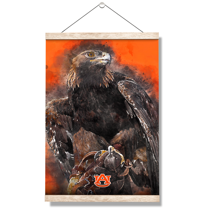 Auburn Tigers - War Eagle Paint - College Wall Art#Hanging Canvas