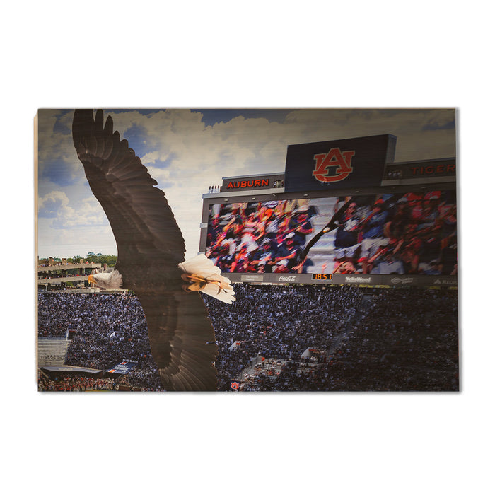 Auburn Tigers - War Eagle Soars - College Wall Art #Wood
