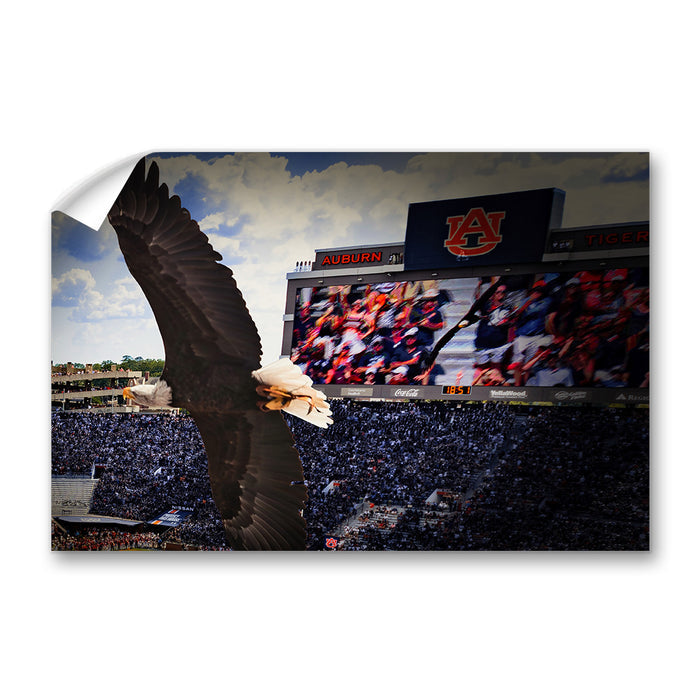 Auburn Tigers - War Eagle Soars - College Wall Art #Wall Decal