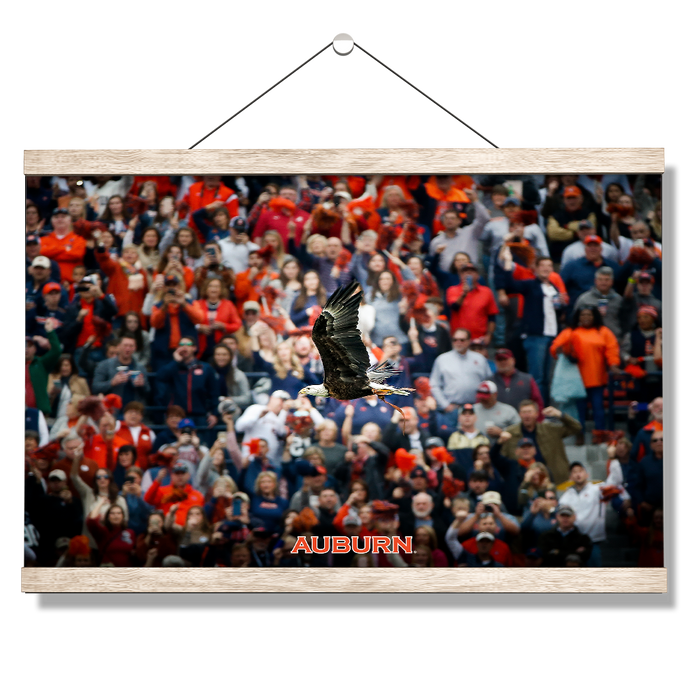 Auburn Tigers - War Eagle Soars - College Wall Art#Hanging Canvas