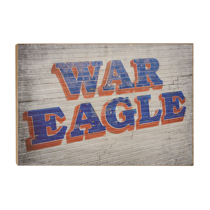 Auburn Tigers - War Eagle Wall - College Wall Art #Wood