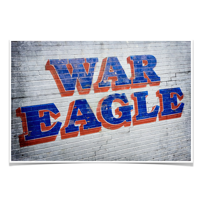 Auburn Tigers - War Eagle Wall - College Wall Art #Poster