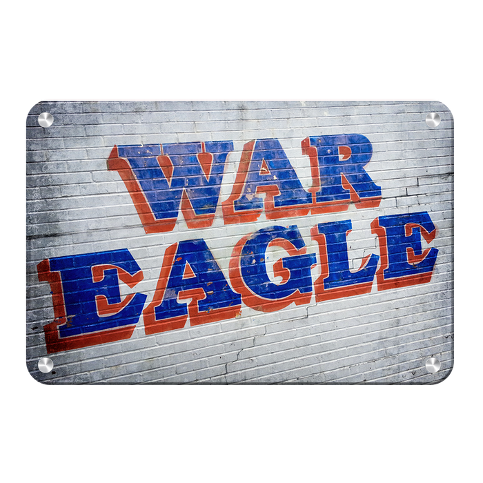 Auburn Tigers - War Eagle Wall - College Wall Art #Metal