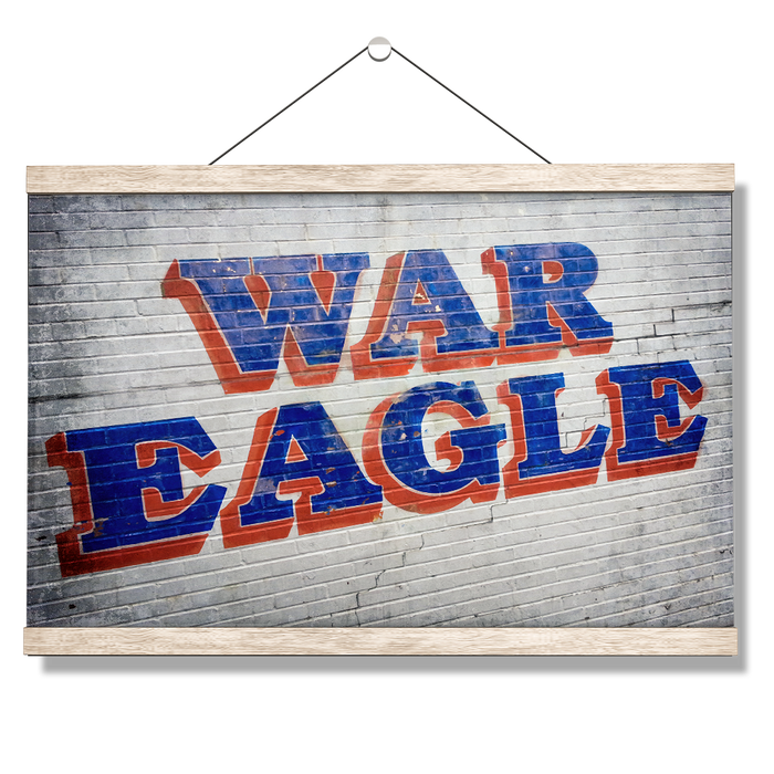 Auburn Tigers - War Eagle Wall - College Wall Art #Hanging Canvas