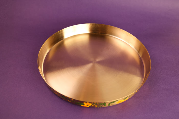 Basant Kansa Thali Płatę 13"